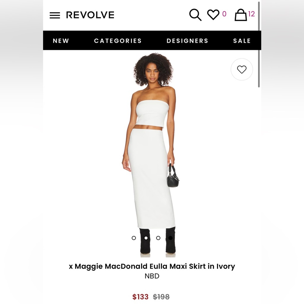 NBD Maxi Skirt Size Small